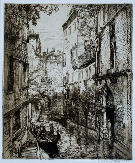Donald Shaw MacLaughlan, ‘Rio Verona, Venice’, 1912
