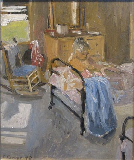 Fairfield Porter, ‘The Bedroom’, 1949