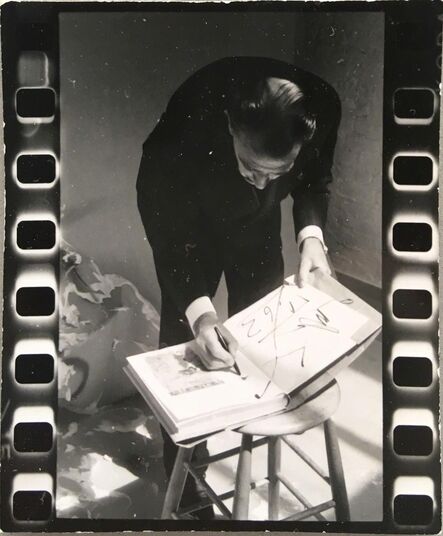 Peter Beard, ‘Salvador Dalì signing book’, 1963-1964