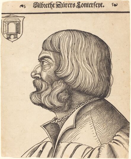 Erhard Schön, ‘Albrecht Dürer at Age Fifty-Six’, ca. 1528