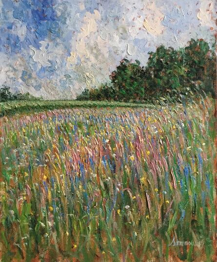 Samir Sammoun, ‘Lupins Field’, ca. 2017