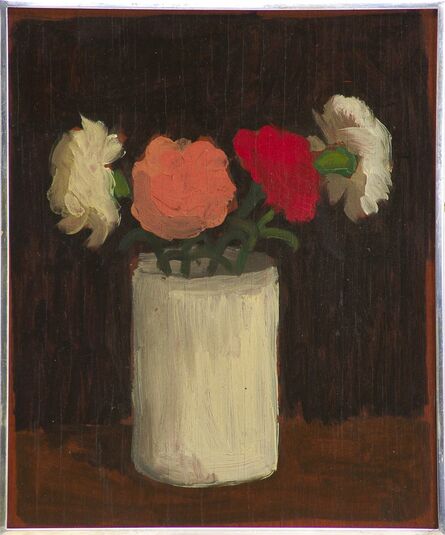 Robert Kulicke, ‘Multicolored Flowers in a White Vase’, 1959