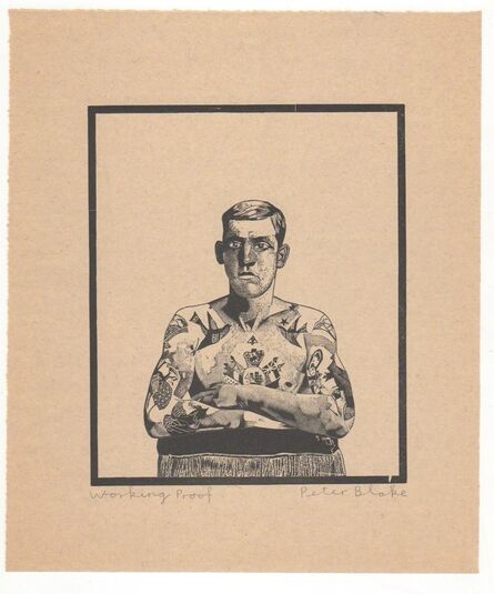 Peter Blake, ‘Tattooed Man’, 1974-1978