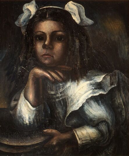 David Alfaro Siqueiros, ‘Retrato de María Asúnsolo niña’, 1935