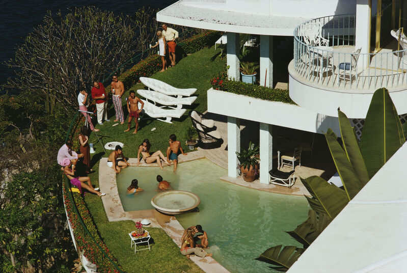 Slim Aarons, ‘Clifftop Pool, Barranca (Slim Aarons Estate Edition)’, 1971, Photography, Lambda Print, Undercurrent Projects