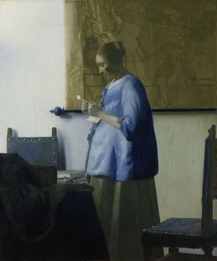 Johannes Vermeer, ‘Woman Reading a Letter’, ca. 1663