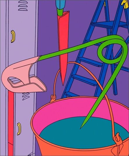 Michael Craig-Martin, ‘Intimate Relations: Safety Pin	’, 2001