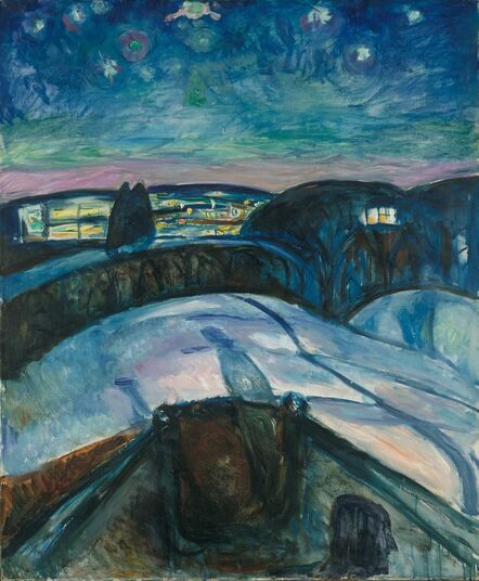 Edvard Munch, ‘Starry Night’, 1922