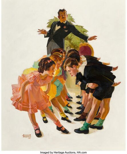 Albert Hampson, ‘Cotillon, The Saturday Evening Post cover’, 1936