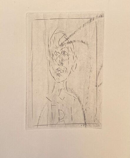 Alberto Giacometti, ‘Esquisse de tete de D sur socle’, 1946