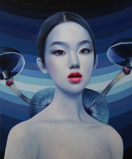 Ling Jian, ‘Don't touch- poisonous mushroom |180x150cm’, 2016