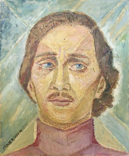 Marie Vorobieff Marevna, ‘Portrait of a man, head and shoulders, Cagnes’, 1925