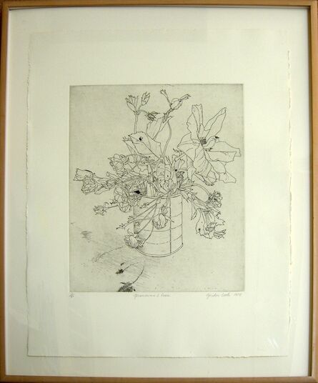 Gordon Cook, ‘Geraniums and Roses’, 1985