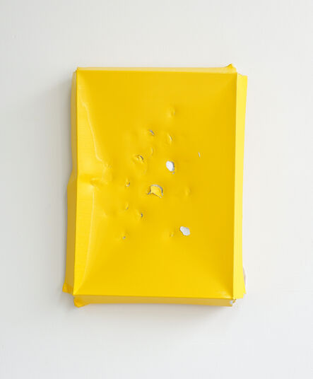 Angela de la Cruz, ‘Aluminium Monochrome II (Yellow)’, 2020