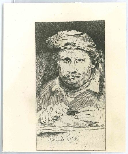 Rembrandt van Rijn, ‘Self-portrait ’, 19th Century
