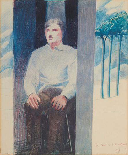 David Hockney, ‘Prisoner, for Amnesty International’, 1977