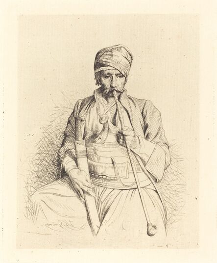 Jean-Léon Gérôme, ‘Seated Arab with Pipe’, ca. 1864