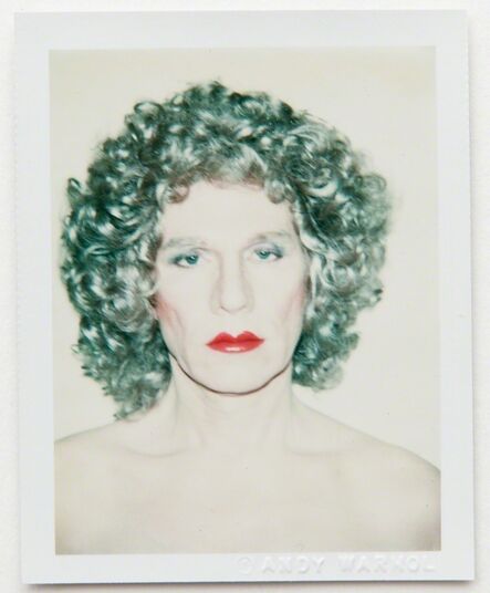 Andy Warhol, ‘Andy Warhol, Polaroid Self-Portrait in Drag, 1981’, 1981