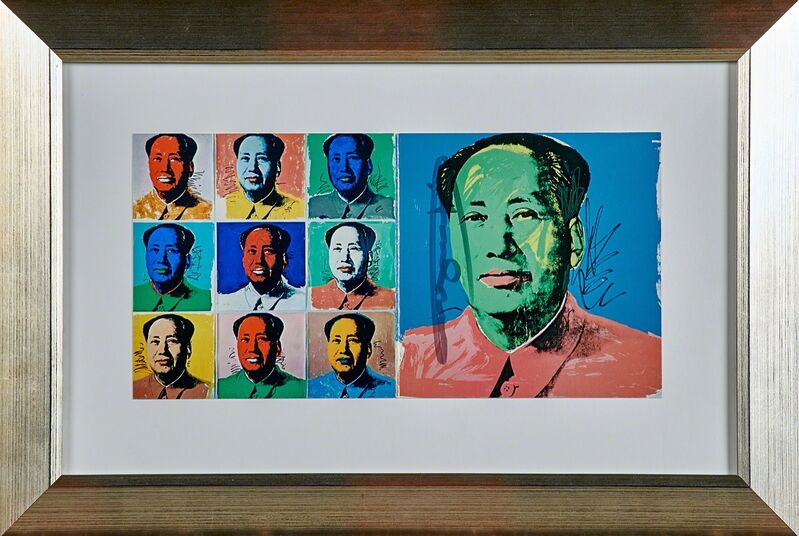 Andy Warhol, ‘Mao (Invitation card)’, 1972, Print, Lithograph in colors (framed), Rago/Wright/LAMA