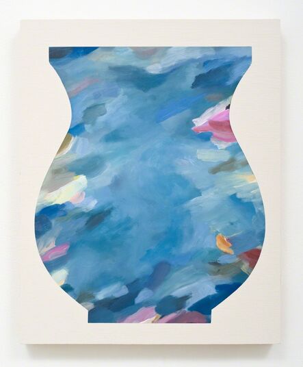Jessica Halonen, ‘Sky Vase (49 degrees of blue)’, 2017