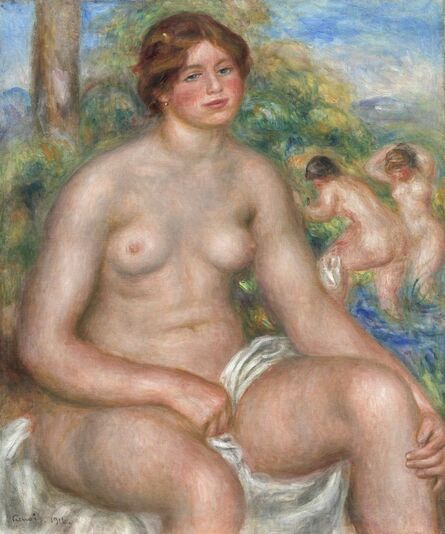 Pierre-Auguste Renoir, ‘Seated Bather’, 1914