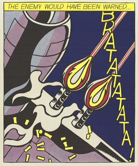 Roy Lichtenstein, ‘The Enemy Would Have Been Warned (Panel 2)’, 1964
