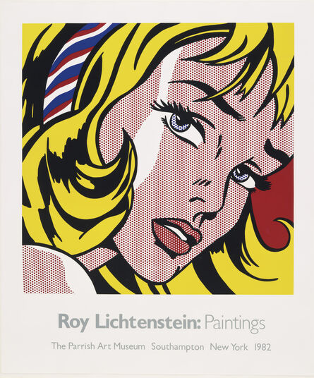 Roy Lichtenstein, ‘Parrish Art Museum (Girl with Hair Ribbon)’, 1982