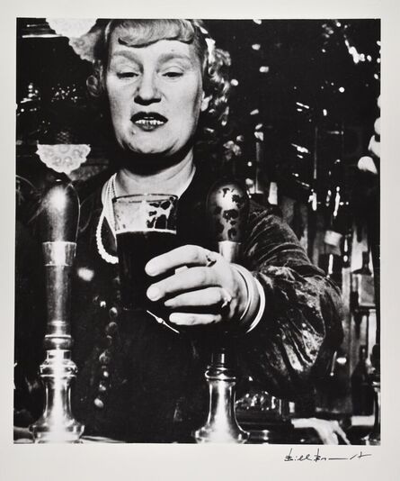 Bill Brandt, ‘Barmaid at the Crooked Billet, Tower Hill’, 1939-printed in the 1970's