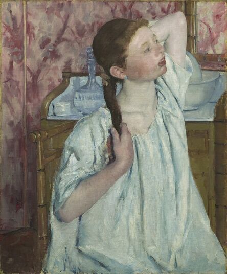 Mary Cassatt, ‘Girl Arranging Her Hair’, 1886