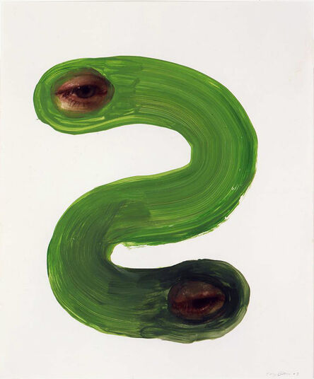 Tony Oursler, ‘Study for 2 Eyed Snake’, 2003
