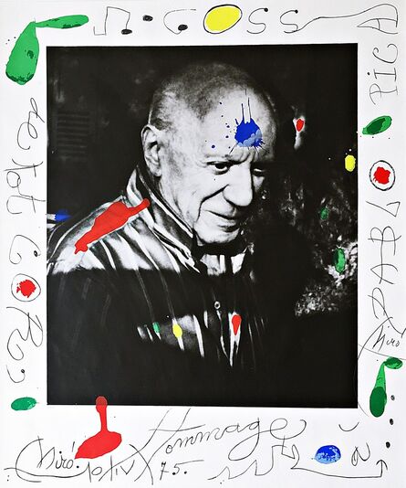 Joan Miró, ‘Hommage à Picasso (Homage to Picasso)’, 1975