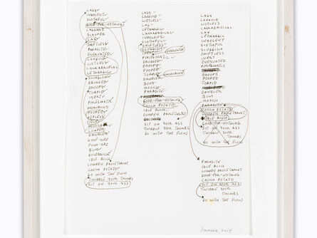 Mel Bochner, ‘Untitled’, 2004