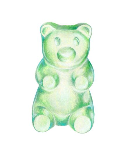 Kendyll Hillegas, ‘Gummy Bear Green-Teal’, 2017