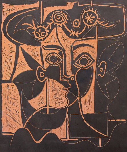 Pablo Picasso, ‘Grande Tête De Femme Au Chapeau Orné (Woman’s Big Head with Decked Hat)’, 1964