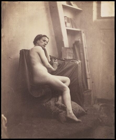 Frank Chauvassaignes, ‘[Female Nude in Studio]’, 1856–1859