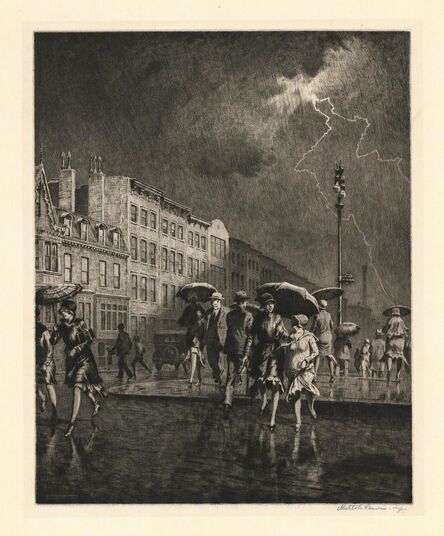 Martin Lewis, ‘Break in the Thunderstorm.’, 1930