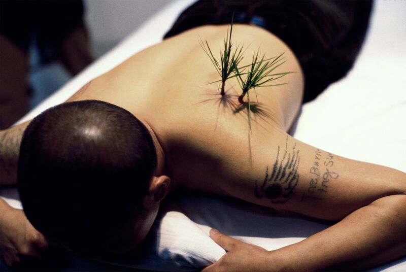 Yang Zhichao 杨志超, ‘Planting Grass’, 2000, Photography, Performance photograph, 10 Chancery Lane Gallery