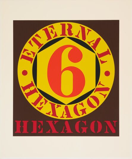 Robert Indiana, ‘Eternal Hexagon (from Ten Works x Ten Painters)’, 1964