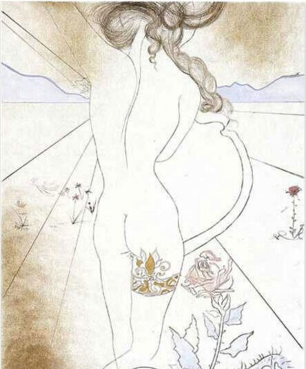 Salvador Dalí, ‘Nu a la Jarretiere (Nude with Garter)’, 1969-1970