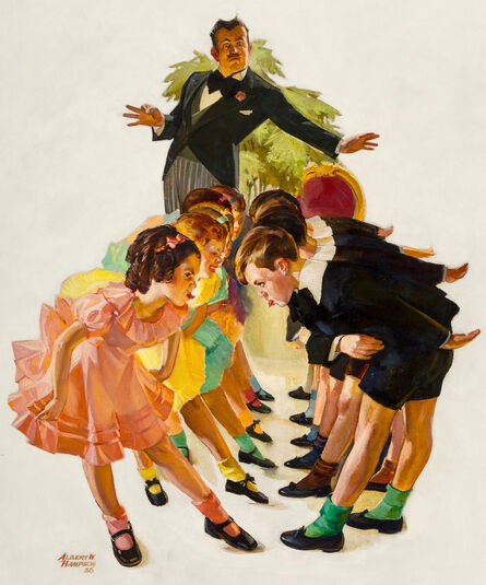 Albert Hampson, ‘Cotillion, Saturday Evening Post Cover’, 1936