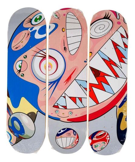 Takashi Murakami, ‘Flying Dob Skateboard Set’, 2018