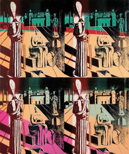 Andy Warhol, ‘The Disquieting Muses (after de Chirico)’, 1982