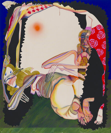 Christina Quarles, ‘Edge of Tomorrow, 2020, Acrylic on Canvas, 182.9 x 152.4 x 5.1cm’, 2020