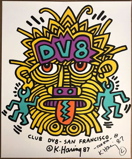 Keith Haring, ‘Club DV8- San Francisco ’, 1987