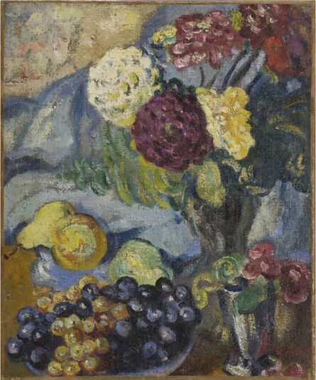 Louis Valtat, ‘Vase de fleurs et fruits’, 1912