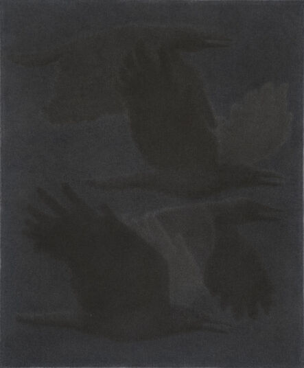 Johnny Izatt-Lowry, ‘A Flock, at night’, 2020
