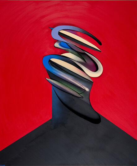 Adam Neate, ‘Red Portrait 1’, 2022