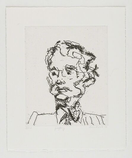 Frank Auerbach, ‘Geoffrey’, 1990