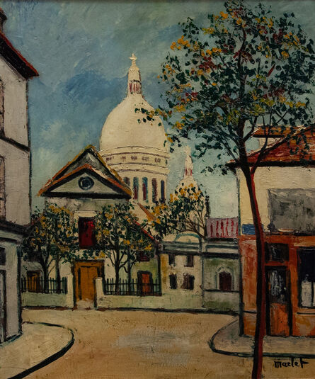 Élisée Maclet, ‘Paris, la Place du Tertre’, 1923