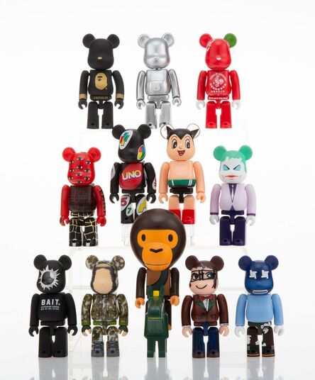 BE@RBRICK, ‘Group of 11 Assorted BE@RBRICKS 100% and Baby Milo’